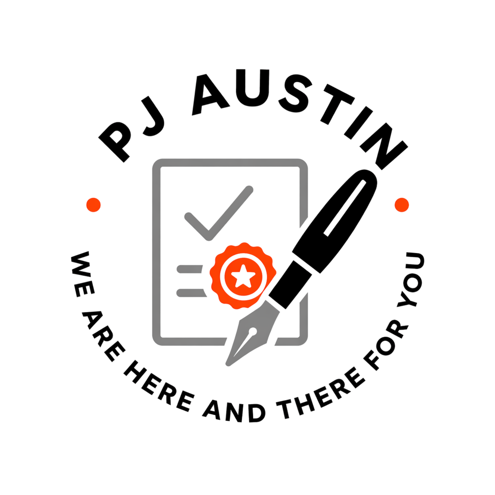 PJ Austin Mobile Notary Logo
